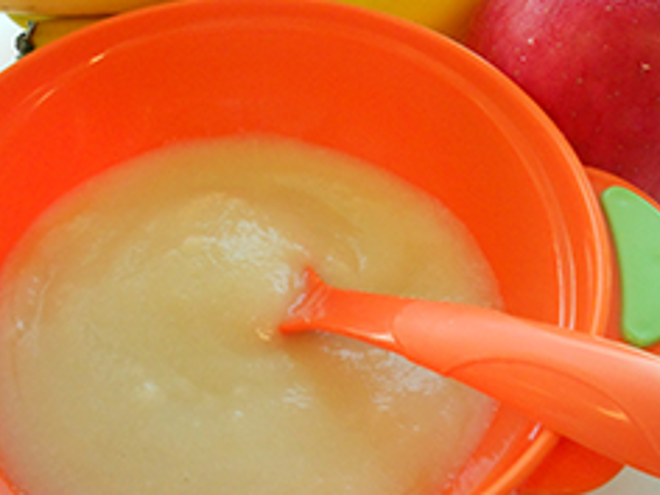 Apple and Banana Rice Cereal