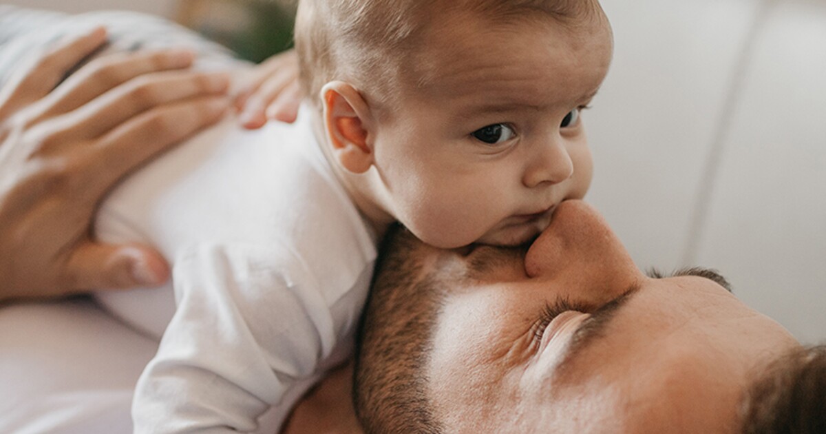 Pinoy First-time Dad Made A Face Shield For His Newborn Son